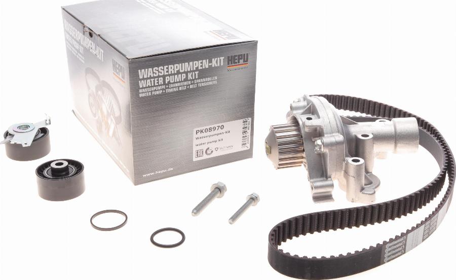 Hepu PK08970 - Water Pump & Timing Belt Set parts5.com