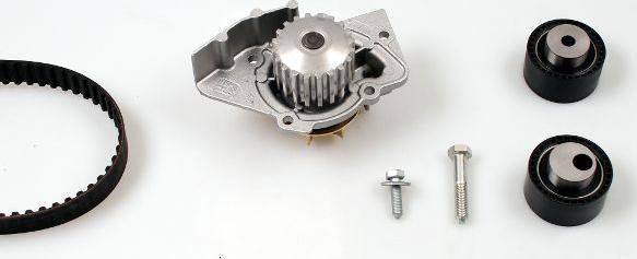 Hepu PK08413 - Vízpumpa + fogasszíj készlet parts5.com