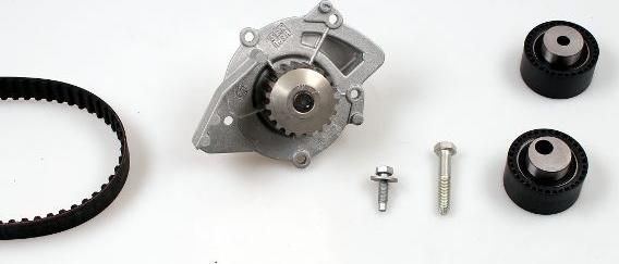 Hepu PK08011 - Vízpumpa + fogasszíj készlet parts5.com