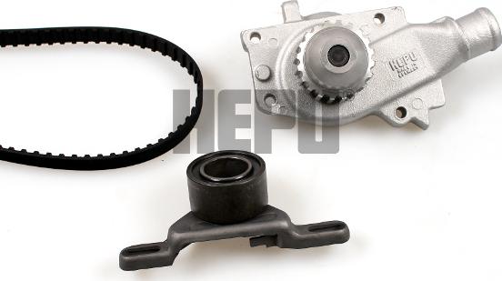 Hepu PK02010 - Set pompa apa + curea dintata parts5.com