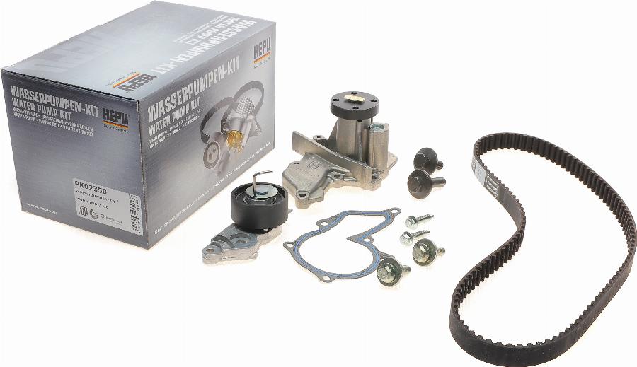 Hepu PK02350 - Water Pump & Timing Belt Set parts5.com