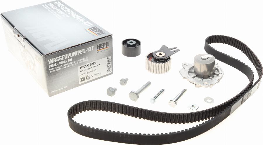 Hepu PK10555 - Set pompa apa + curea dintata parts5.com