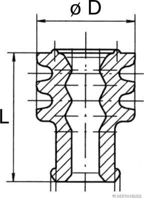 Herth+Buss Elparts 50282023 - Уплотнительная / защитная пробка parts5.com