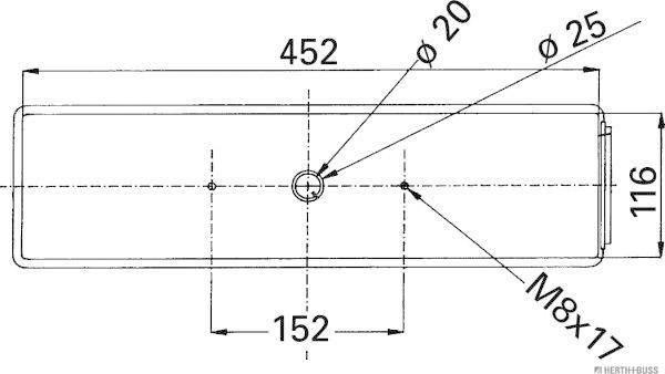 Herth+Buss Elparts 83840585 - Lampa spate parts5.com