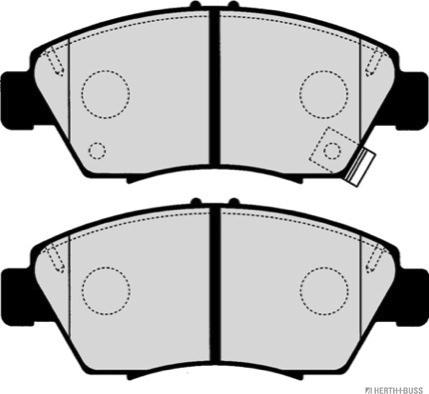 Herth+Buss Jakoparts J3604005 - Σετ τακάκια, δισκόφρενα parts5.com