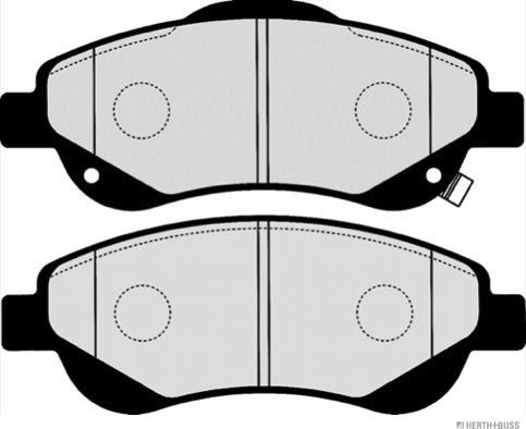 Herth+Buss Jakoparts J3604001 - Set placute frana,frana disc parts5.com