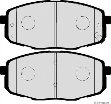 Valeo 302425 - Sada brzdových destiček, kotoučová brzda parts5.com