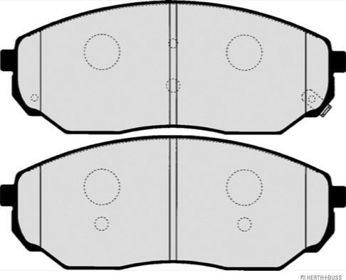 Herth+Buss Jakoparts J3600318 - Set placute frana,frana disc parts5.com