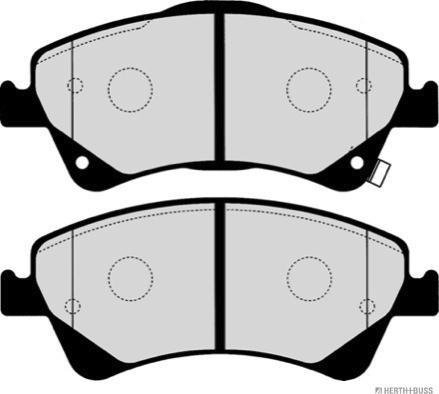 Herth+Buss Jakoparts J3602004 - Zestaw klocków hamulcowych, hamulce tarczowe parts5.com