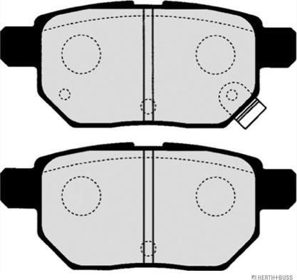 Herth+Buss Jakoparts J3612033 - Set placute frana,frana disc parts5.com