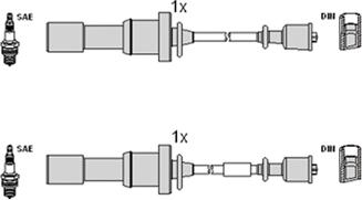 Hitachi 134376 - Set cablaj aprinder parts5.com