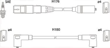 Hitachi 134766 - Set cablaj aprinder parts5.com