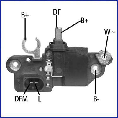 Hitachi 130570 - Regulátor alternátora parts5.com