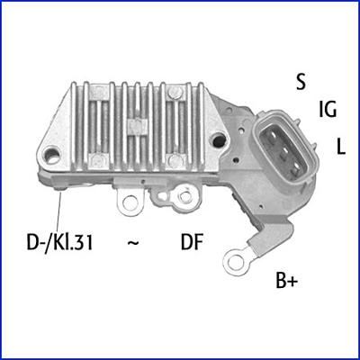 Hitachi 132890 - Voltage regulator, alternator parts5.com