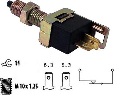 Hoffer 3500004 - Brake Light Switch parts5.com