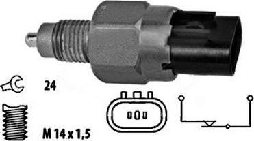 Hoffer 3600085 - Switch, reverse light parts5.com