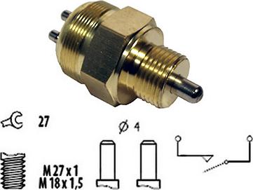 Hoffer 3600028 - Switch, differential lock parts5.com