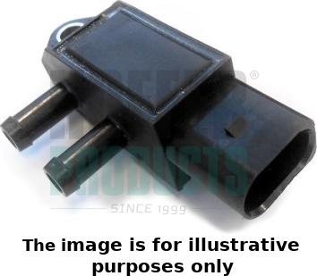 Hoffer 7472515E - Sensor, exhaust pressure parts5.com