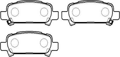 QUARO QP2417 - Fren balata seti, diskli fren parts5.com