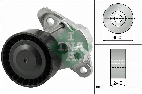 INA 534 0497 10 - Intinzator curea, curea distributie parts5.com