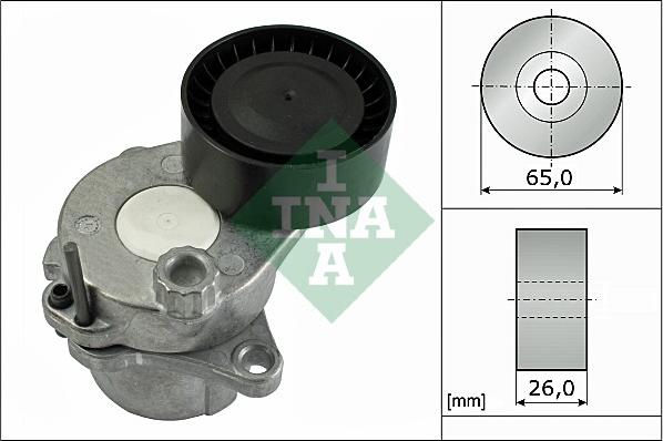 INA 534 0443 10 - Riemenspanner, Keilrippenriemen parts5.com