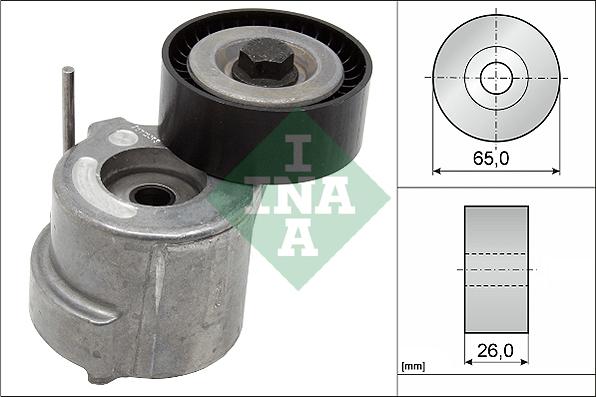 INA 534 0404 10 - Натяжитель, поликлиновый ремень parts5.com