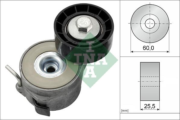 INA 534 0400 10 - Intinzator curea, curea distributie parts5.com