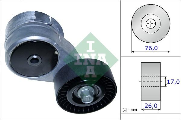 INA 534 0417 10 - Τεντωτήρας ιμάντα, ιμάντας poly-V parts5.com