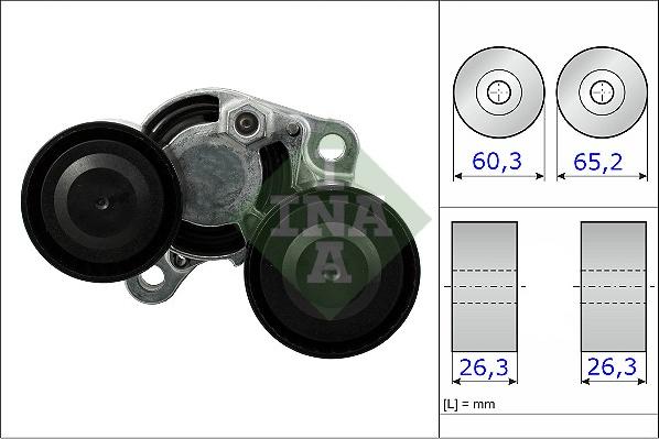 INA 534 0482 10 - Belt Tensioner, v-ribbed belt parts5.com