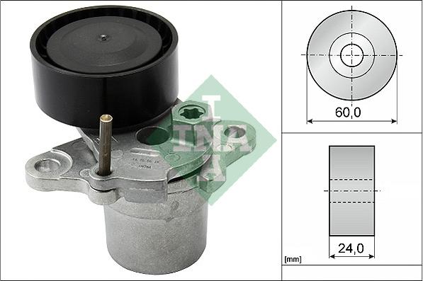 INA 534 0546 10 - Zatezač remena, klinasti rebrasti remen parts5.com