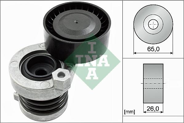 INA 534 0551 10 - Ремъчен обтегач, пистов ремък parts5.com