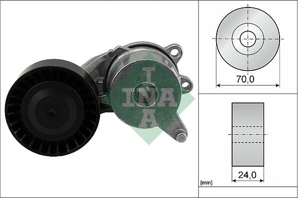 INA 534 0553 10 - Szíjfeszítő, hosszbordás szíj parts5.com