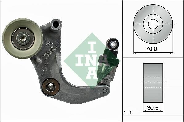 INA 534 0534 10 - Τεντωτήρας ιμάντα, ιμάντας poly-V parts5.com