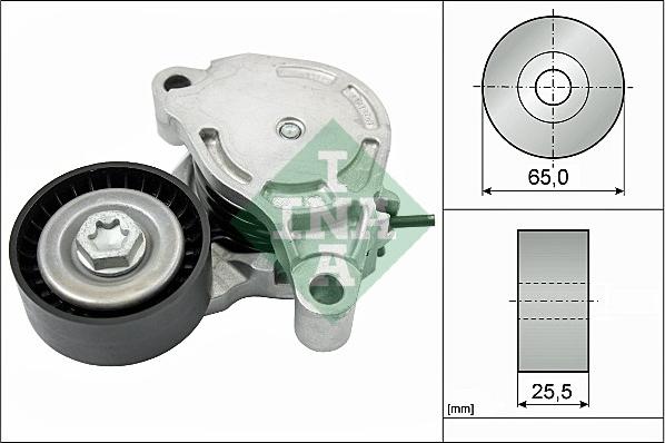 INA 534 0571 10 - Napenjalec jermena, rebrasti jermen parts5.com