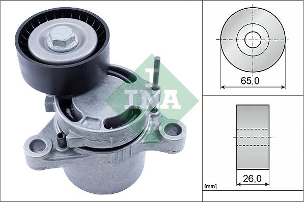 INA 534 0627 10 - Intinzator curea, curea distributie parts5.com