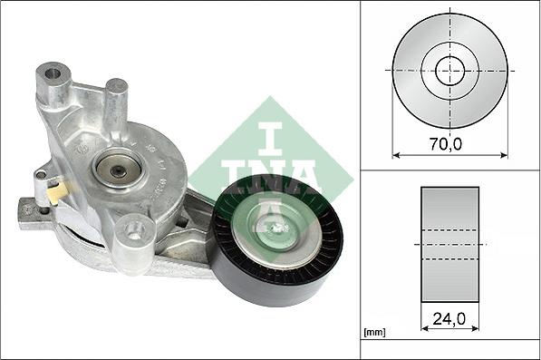 INA 534 0059 10 - Belt Tensioner, v-ribbed belt parts5.com