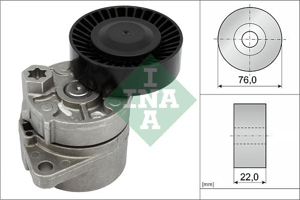 INA 534 0018 10 - Τεντωτήρας ιμάντα, ιμάντας poly-V parts5.com