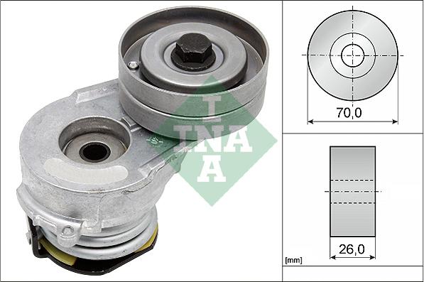 INA 534 0082 30 - Tensor de correa, correa poli V parts5.com