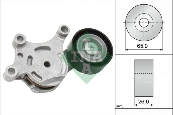 INA 534 0075 20 - Zatezač remena, klinasti rebrasti remen parts5.com