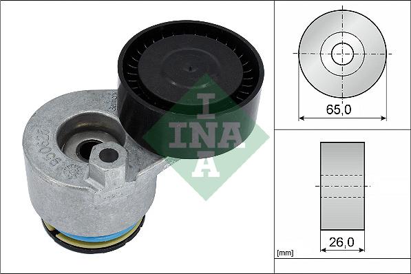 INA 534 0141 30 - Szíjfeszítő, hosszbordás szíj parts5.com