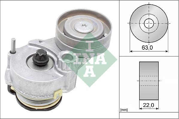 INA 534 0147 10 - Tensor de correa, correa poli V parts5.com