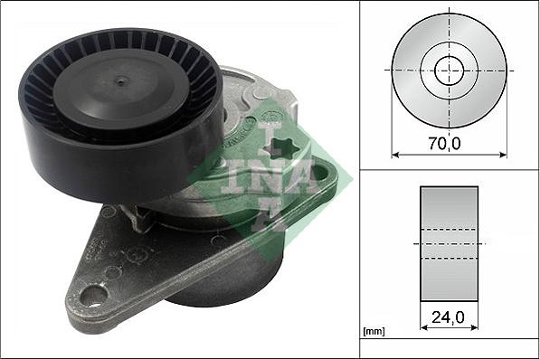 INA 534 0103 10 - Tensor de correa, correa poli V parts5.com