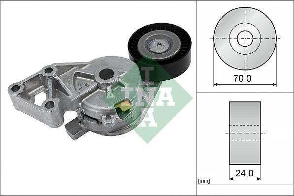 INA 534 0132 30 - Szíjfeszítő, hosszbordás szíj parts5.com