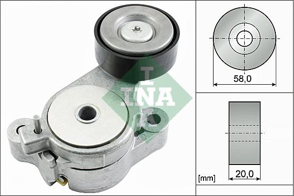 INA 534 0396 10 - Натяжитель, поликлиновый ремень parts5.com