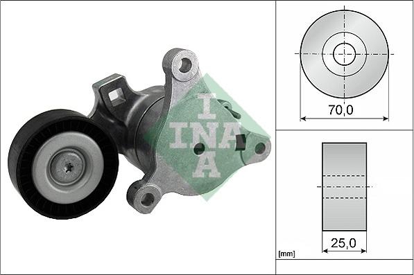 INA 534 0362 10 - Belt Tensioner, v-ribbed belt parts5.com