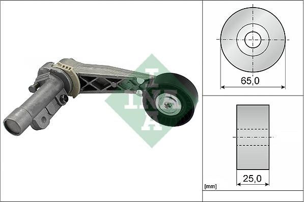 INA 534 0318 10 - Tendeur de courroie, courroie trapézoïdale à nervures parts5.com