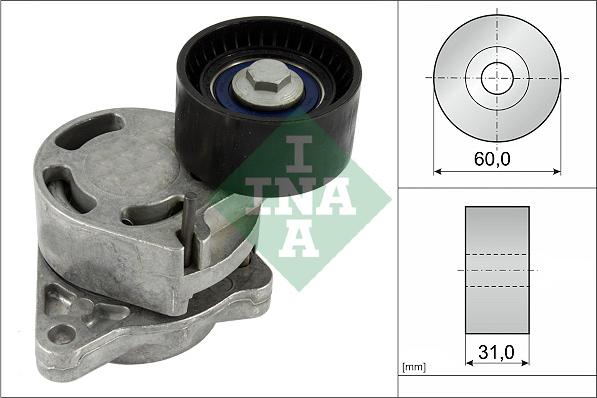 INA 534 0317 10 - Riemenspanner, Keilrippenriemen parts5.com