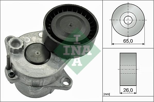 INA 534 0337 10 - Zatezač remena, klinasti rebrasti remen parts5.com