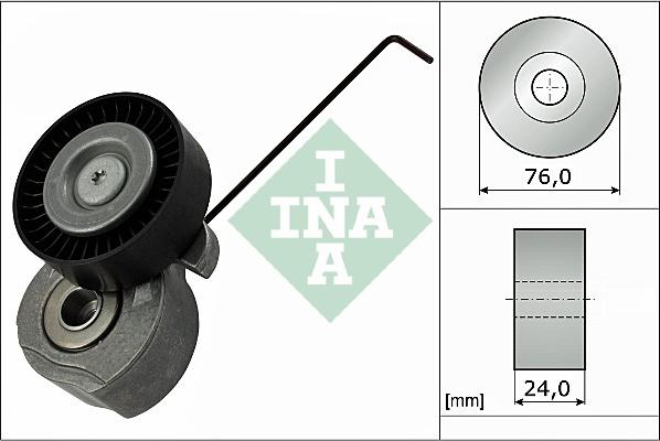 INA 534 0324 10 - Szíjfeszítő, hosszbordás szíj parts5.com