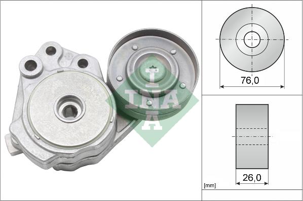 INA 534 0374 10 - Натяжитель, поликлиновый ремень parts5.com